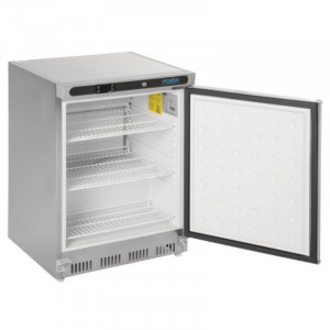 Armario refrigerado positivo de mostrador de acero inoxidable - 150 L