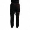 Pantalón de cocina unisex Easyfit negro tratado con Teflón - Talla XS - Whites Chefs Clothing - Fourniresto