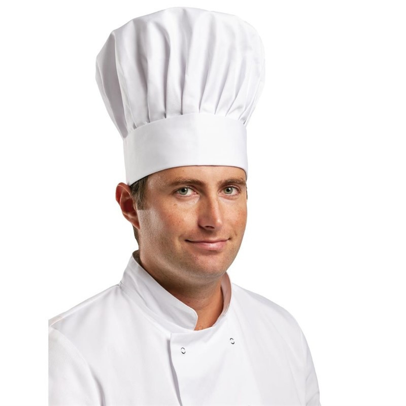 Toque De Chef Tallboy - Talla L 61 Cm - Ropa de Chef Blanca - Fourniresto