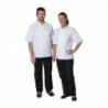 Unisex White Short Sleeve Vegas Kitchen Jacket - Size XL - Whites Chefs Clothing - Fourniresto