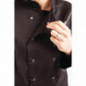 Chaqueta de cocina unisex negra de manga larga Vegas - Talla L - Whites Chefs Clothing - Fourniresto