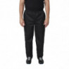 Pantalón de cocina unisex negro Vegas - Talla M - Whites Chefs Clothing - Fourniresto