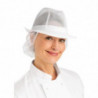 Sombrero Trilby Blanco con Rejilla - Talla L 590 mm - FourniResto - Fourniresto