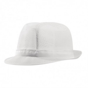 Sombrero Trilby Blanco con Rejilla - Talla L 590 mm - FourniResto - Fourniresto