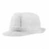 Sombrero Trilby Blanco con Rejilla - Talla L 590 mm - FourniResto - Fourniresto