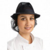 Sombrero Trilby Azul Marino con Rejilla - Talla L 590 mm - FourniResto - Fourniresto