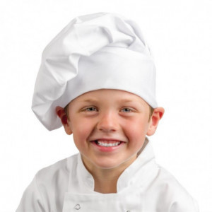 Delantal de Chef Blanco Infantil - Talla Única - Ropa de Chef Blanca - Fourniresto