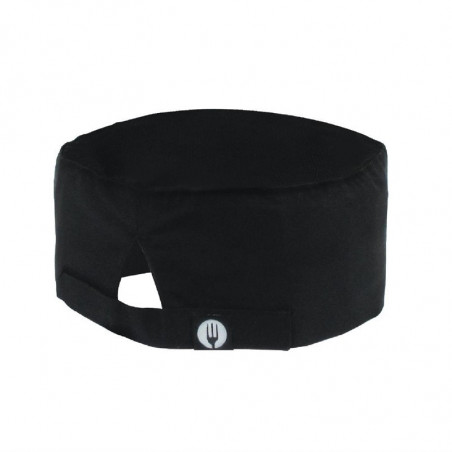 Gorro de cocina negro Cool Vent - Talla única - Chef Works - Fourniresto