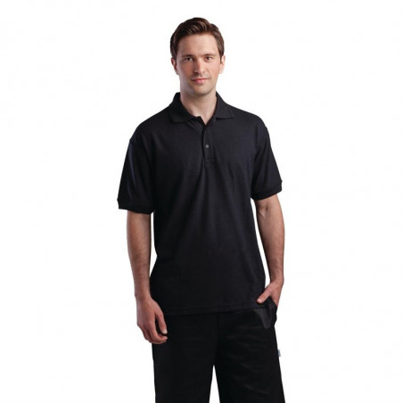 Polo Mixto Negro - Talla L - FourniResto - Fourniresto