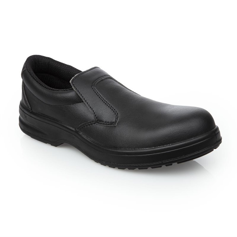 Black Safety Moccasins - Size 44 - Lites Safety Footwear - Fourniresto