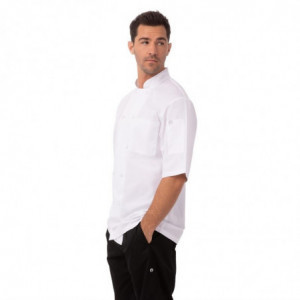 Chaqueta de cocina unisex blanca Montreal Cool Vent - Talla L - Chef Works - Fourniresto