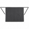 White and Black Striped Kitchen Apron 760 x 970 mm - Whites Chefs Clothing - Fourniresto