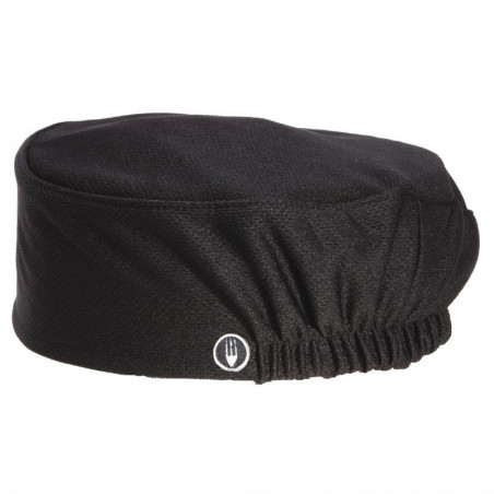 Gorro de cocina negro total Vent - Chef Works - Fourniresto