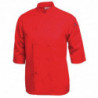 Chaqueta de cocina unisex roja - Talla L - Chef Works - Fourniresto