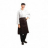 Delantal de camarero estándar negro 1000 x 700 mm - Whites Chefs Clothing - Fourniresto