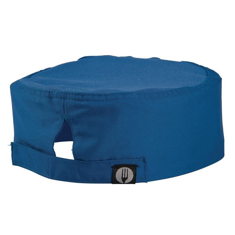 Gorro de cocina Cool Vent azul - Talla única - Chef Works - Fourniresto