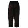 Unisex Black Baggy Kitchen Pants - Size S - Chef Works - Fourniresto