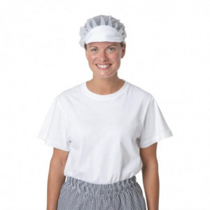 Charlotte en blanco de nylon - Talla única - Ropa de chefs blancos - Fourniresto