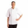 White Short Sleeve Boston Kitchen Jacket - Size XS - Whites Chefs Clothing - Fourniresto