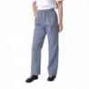 Pantalón de cocina unisex Vegas a cuadros azules y blancos - Talla M - Whites Chefs Clothing - Fourniresto