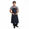 Delantal Bavette Azul Urban Memphis 890 x 1005 mm - Chef Works - Fourniresto