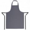 Delantal Babero Gris Antracita de Polialgodón 711 x 965 mm - Whites Chefs Clothing - Fourniresto