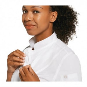 Chaqueta de cocina unisex blanca Urban Springfield - Talla L - Chef Works - Fourniresto