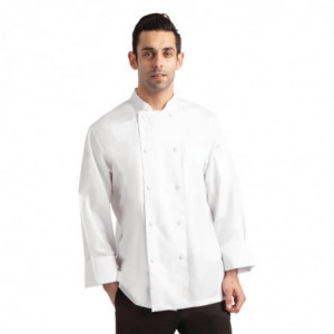 Veste de Cuisine Mixte Blanche à Manches Longues Calgary - Taille L - Chef Works - Fourniresto