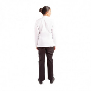 Chaqueta de cocina unisex blanca de manga larga Calgary - Talla L - Chef Works - Fourniresto