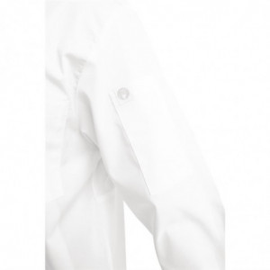 Chaqueta de cocina unisex blanca de manga larga Calgary - Talla L - Chef Works - Fourniresto