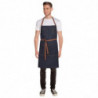 Indigo Memphis Bib Apron in Cotton 760 x 865 mm - Chef Works - Fourniresto