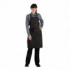 Taupe Urban Dorset Bib Apron in Cotton 762 x 863 mm - Chef Works - Fourniresto