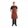 Urban Dorset Rust Bib Apron in Cotton 765 x 865 mm - Chef Works - Fourniresto