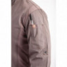 Chaqueta de cocina unisex con cierre de cremallera en gris grafito Hartford - Talla M - Chef Works - Fourniresto