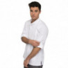 Chaqueta de cocina unisex con cierre de cremallera blanca Hartford - Talla L - Chef Works - Fourniresto