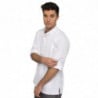 Chaqueta de cocina unisex con cierre de cremallera blanca Hartford - Talla S - Chef Works - Fourniresto