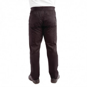 Pantalón Slim Negro para Hombre - Talla M - Chef Works - Fourniresto