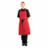 Delantal Rojo con peto de Polialgodón - Whites Chefs Clothing - Fourniresto