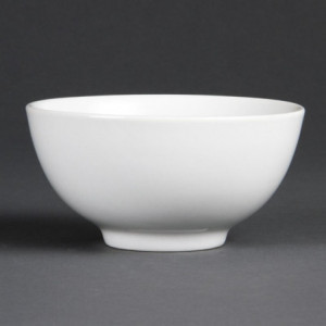 Bol De Arroz Blanco 130 Mm - Lote De 12 - Olympia - Fourniresto