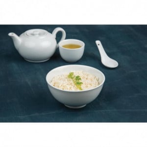 Bol De Arroz Blanco 130 Mm - Lote De 12 - Olympia - Fourniresto