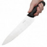 Cuchillo de cocinero negro hoja de 25,5 cm - Hygiplas - Fourniresto