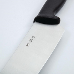 Cuchillo de cocinero negro hoja de 25,5 cm - Hygiplas - Fourniresto