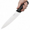 Cuchillo de cocinero negro hoja de 21,5 cm - Hygiplas - Fourniresto