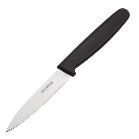 Cuchillo de oficina negro hoja recta 7,5 cm - Hygiplas - Fourniresto