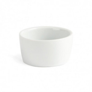 Tarro de mantequilla blanco Whiteware 62 mm - Lote de 12 - Olympia - Fourniresto