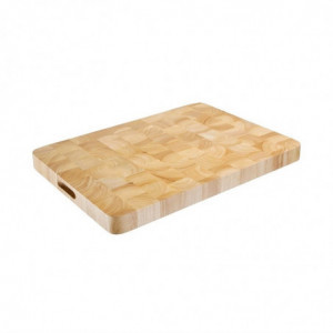 Tabla de cortar rectangular de madera 610 x 455 mm - Vogue - Fourniresto