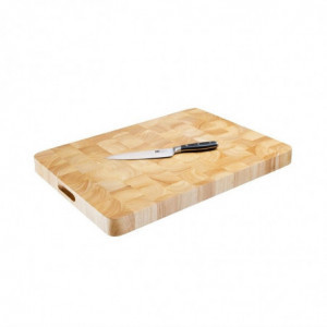 Tabla de cortar rectangular de madera 610 x 455 mm - Vogue - Fourniresto