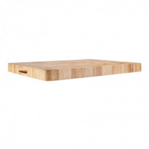 Tabla de cortar rectangular de madera 610 x 455 mm - Vogue - Fourniresto