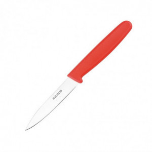 Cuchillo de oficina rojo hoja de 7,5 cm - Hygiplas - Fourniresto