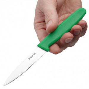 Cuchillo de oficina verde hoja de 7,5 cm - Hygiplas - Fourniresto